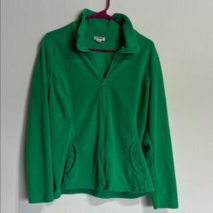 Old Navy Vibrant Green fleece Jacket